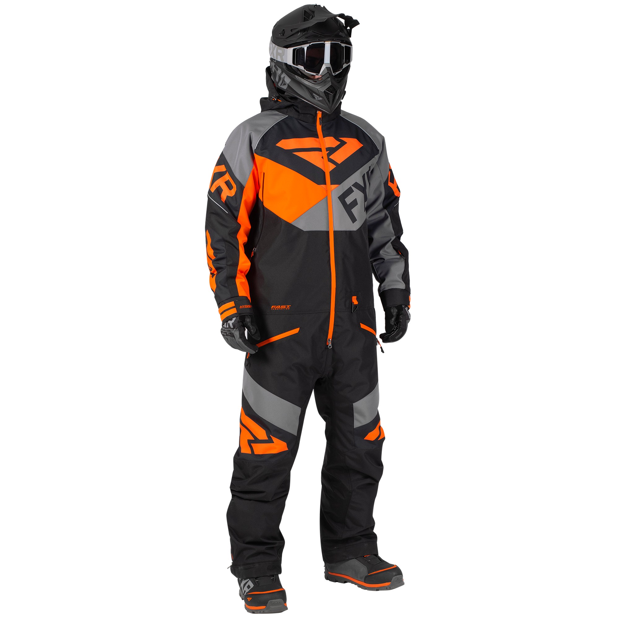 FXR Fuel FX Mens Snow Suit Black/Gray/Orange | eBay