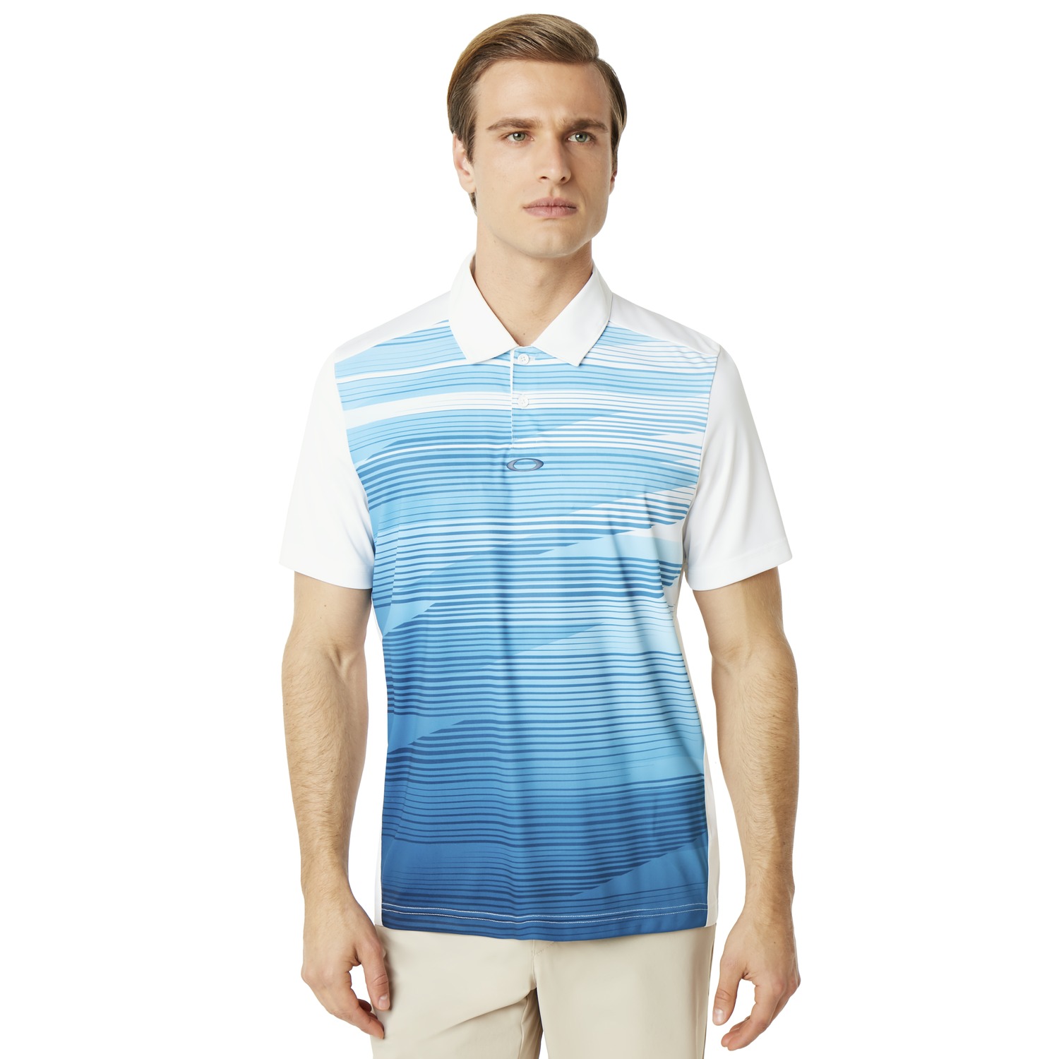 Oakley Ace Golf Mens Short Sleeve Polo Shirt White XS | eBay