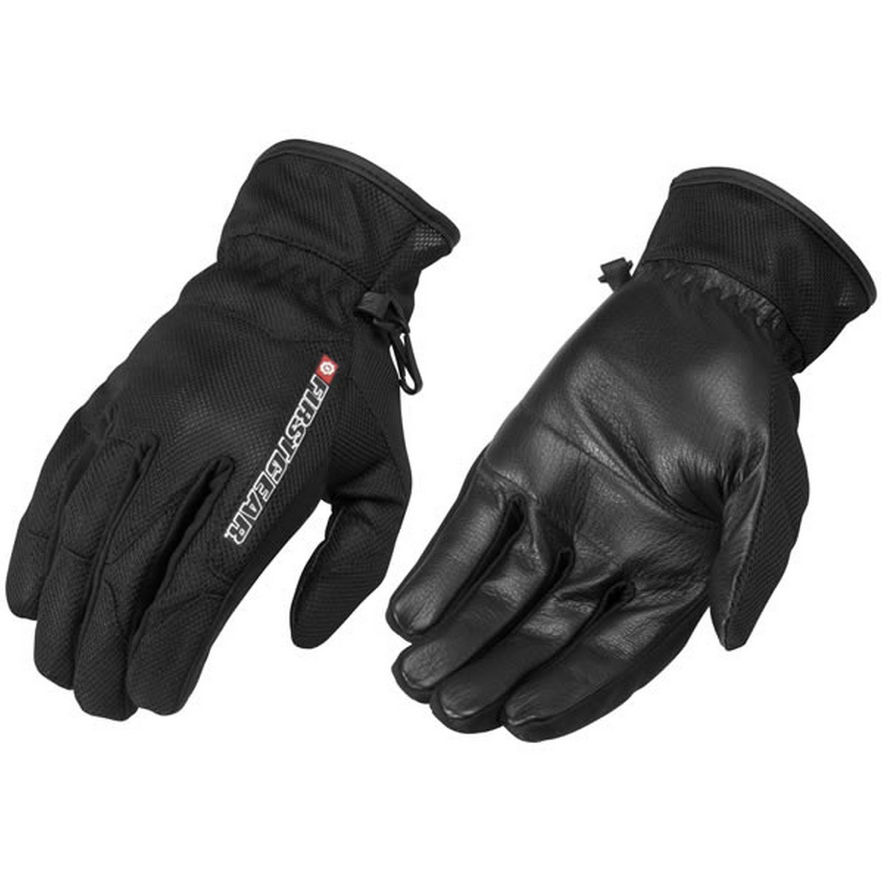 FirstGear Men/'s Rush Air Motorcycle Riding Gloves Black All Sizes
