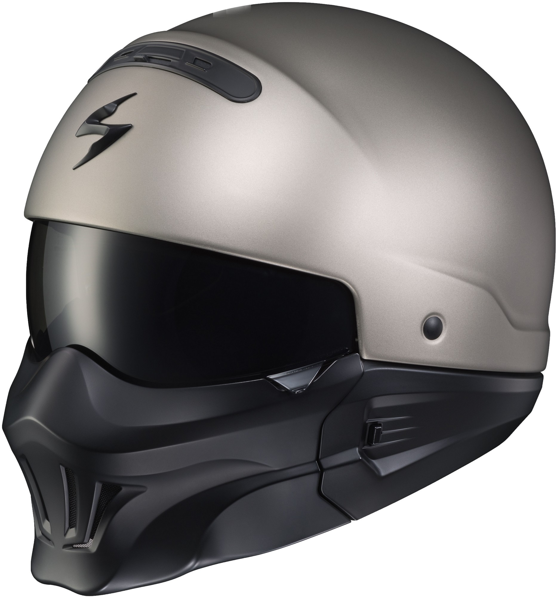 Scorpion Covert 3-in-1 Motorcycle Helmet w/EVO Mask Titanium | eBay
