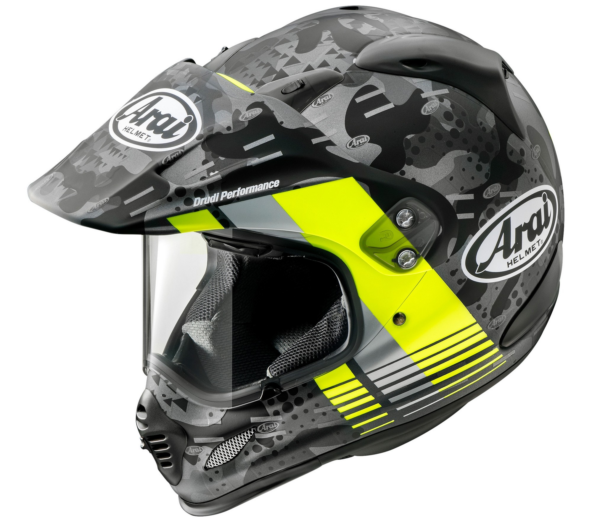 Arai XD4 Cover Dual Sport Helmet (M2015) Frost Fluo Yellow | eBay