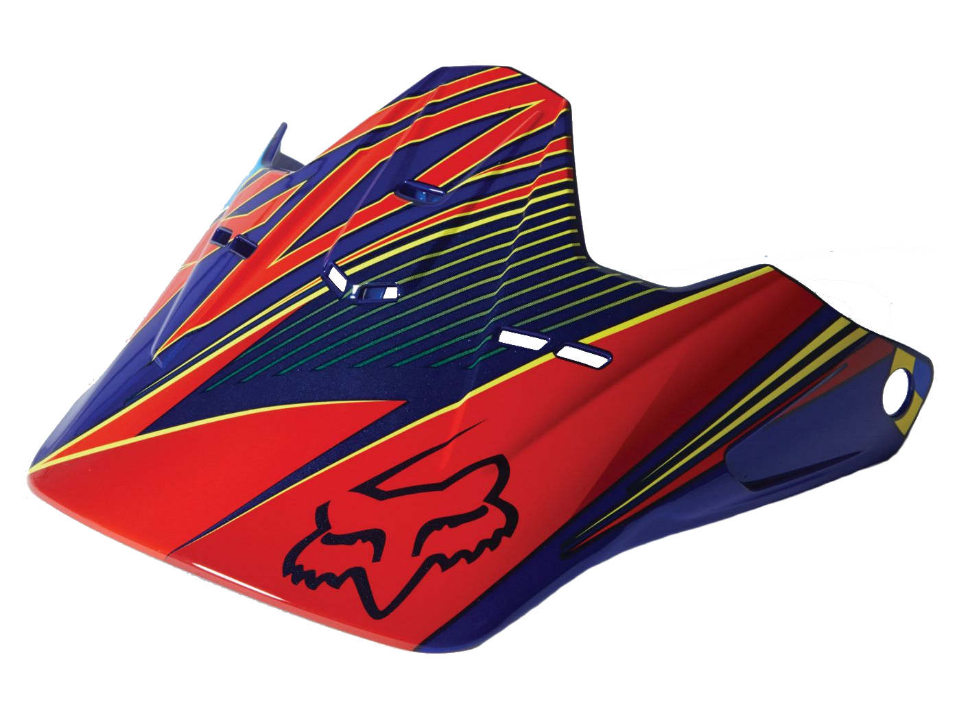 Fox Racing V1 Radeon 2014 Helmet Visor/Peak Red 