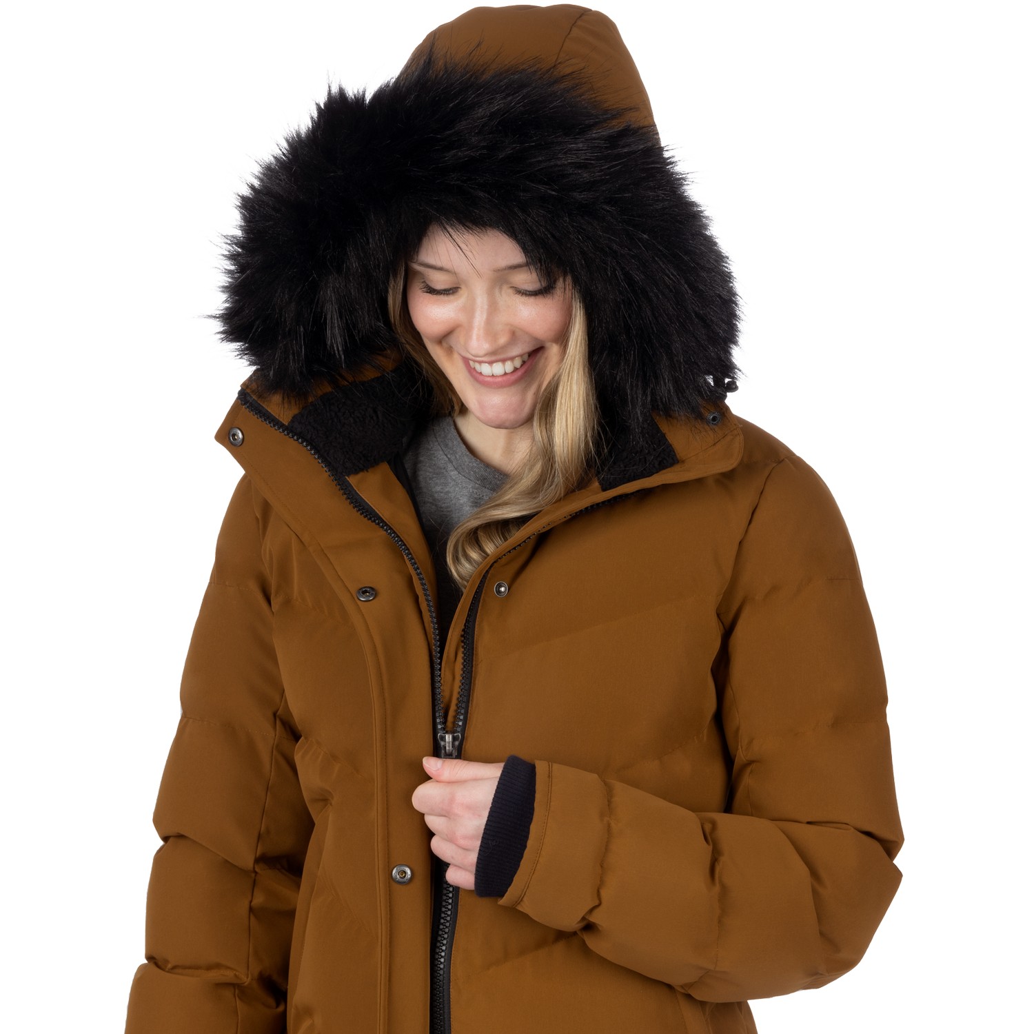 FXR Sage Womens Snow Jacket Copper/Black