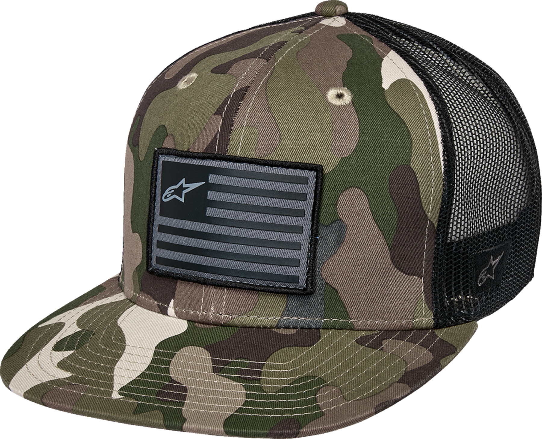 Alpinestars Flag Snapback Flatbill Trucker Hat
