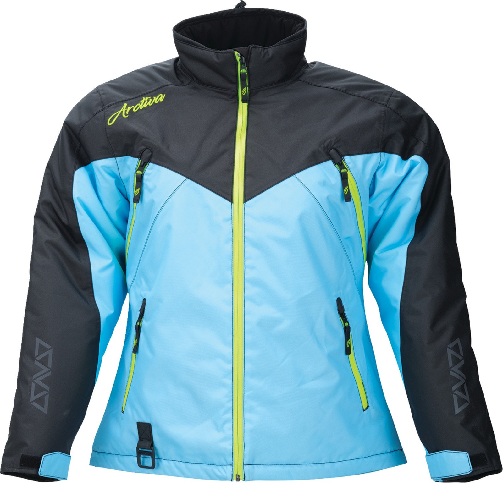 Arctiva Pivot 7 Womens Snow Jacket Black/Light Blue