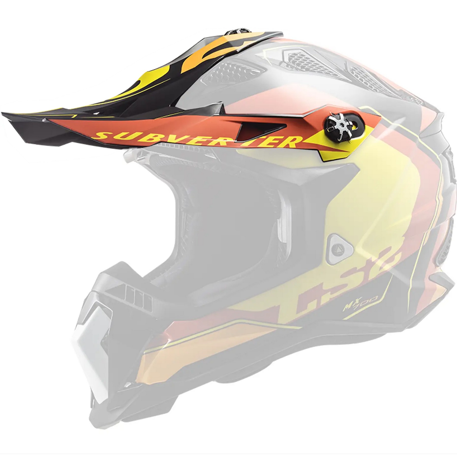LS2 Subverter EVO Arched Helmet Visor/Peak