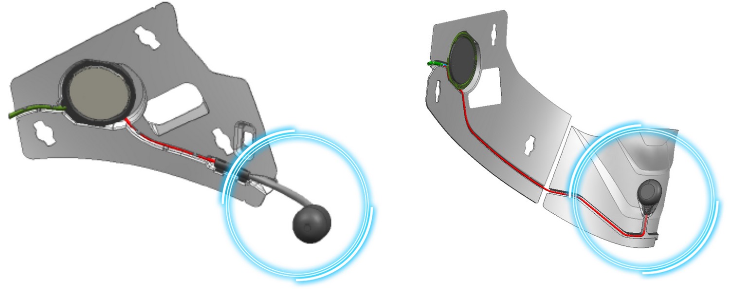 SENA 20B Bluetooth 4.0 Stereo Headset for HJC